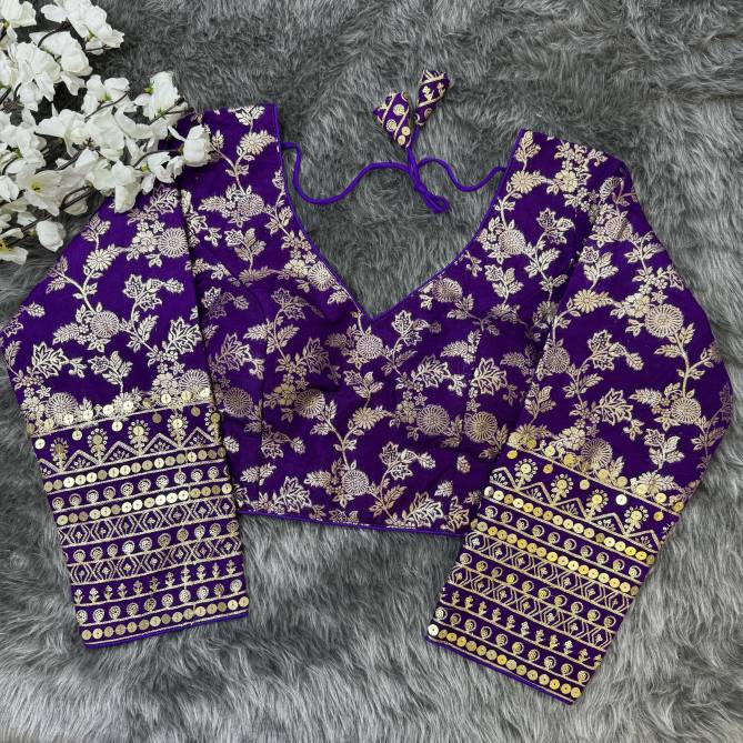 Rk Dola Silk Embroidery Wedding Wear Blouse Wholesale Shop In Surat
